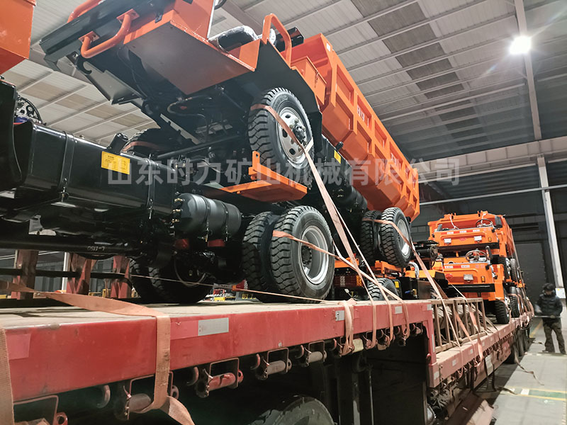 6臺(tái)8噸井下自卸車發(fā)貨廣西