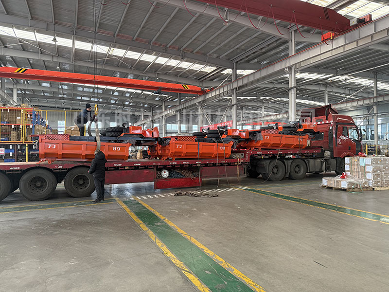 6臺5噸井下自卸車發(fā)往山西